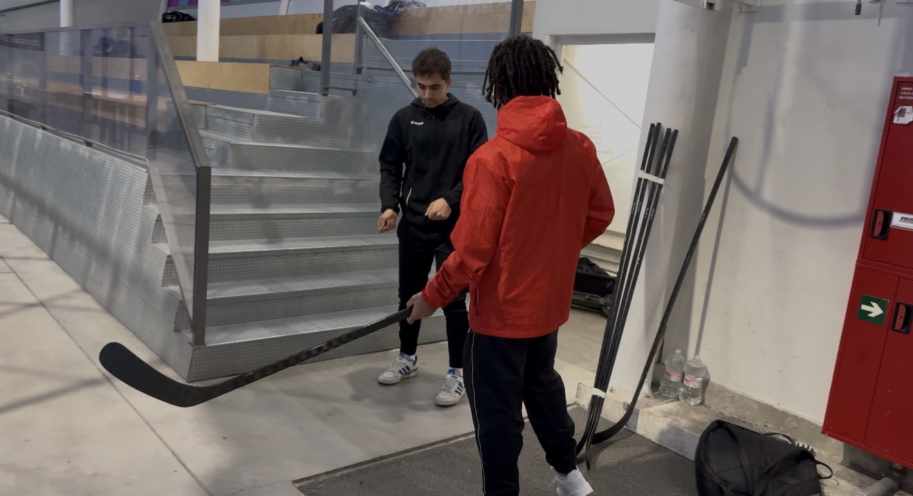 Pruebas de los sticks junto a otro jugador